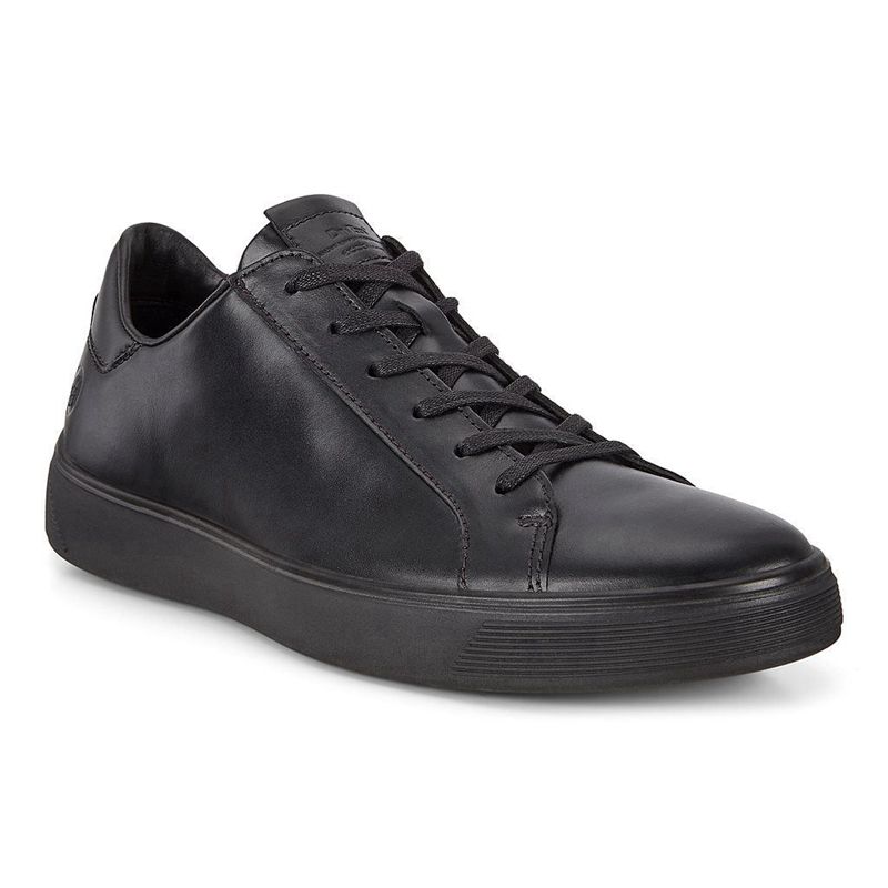 Men Casual Ecco Street Tray M - Sneakers Black - India UKIZOJ739